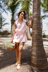 Cotton Candy Linen Dress
